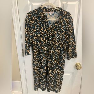 Jude Connally print dress Size Large